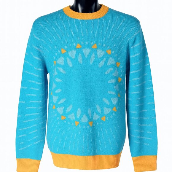 Tostitos Blue & Orange Sweater | Size M | 100% Acrylic - Picture 2 of 4